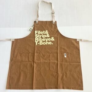 NEW Good Ranchers Merchandise Grilling Apron Filet & Strip & Ribeye & T-bone